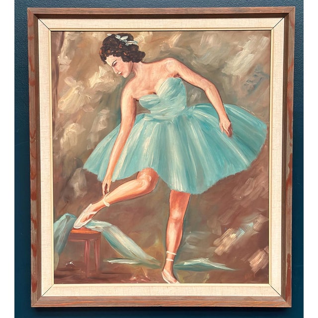 Leif Alring, Ballerina, 1960s, Oil on Canvas, Framed For Sale - Image 17 of 17