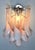 Metal Italian Petal Murano Sconces, 1990s, Set of 2 For Sale - Image 7 of 10