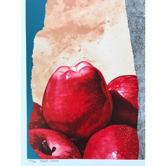 Original Vintage Lithograph by Michael Knigin, "Boldest Native", #142/300, Signed, 1980 For Sale - Image 4 of 8