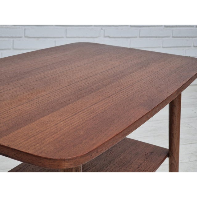 Danish Side Table in Teak Wood, 1960s For Sale - Image 12 of 15
