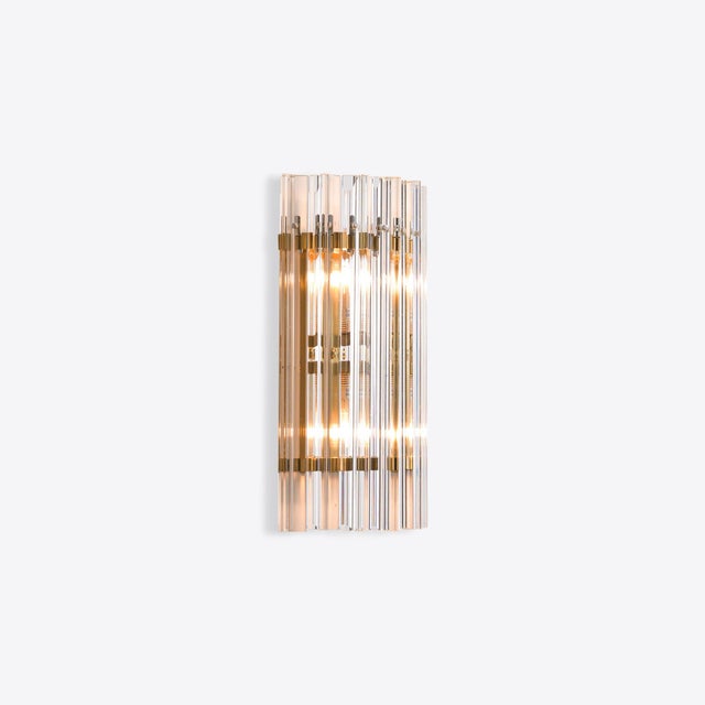 Small Clear Amaro Wall Light from Pure White Lines For Sale - Image 4 of 8