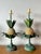 Mid 20th Century Vintage Regency Tole Pineapple Lamps - A Pair For Sale - Image 5 of 8