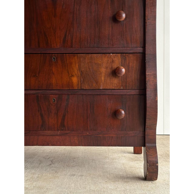 Late 19th Century Rosewood Seven-Drawer Chest, C. 1880 For Sale - Image 10 of 18