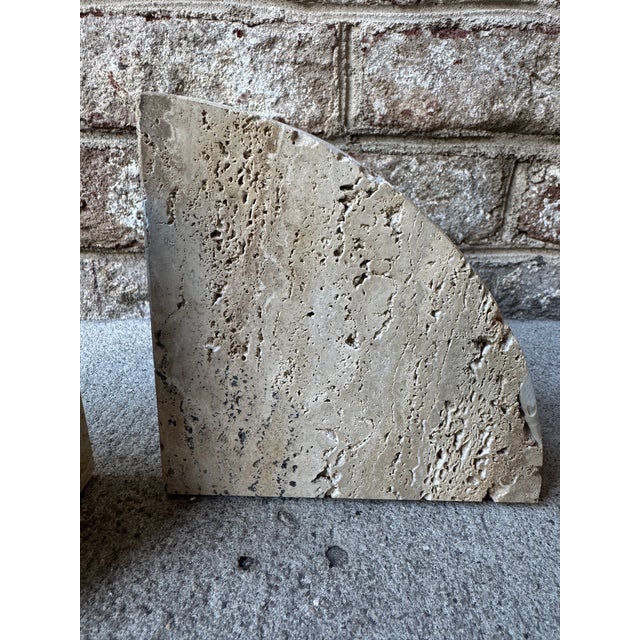 Pair of Vintage Travertine Bookends For Sale - Image 15 of 18