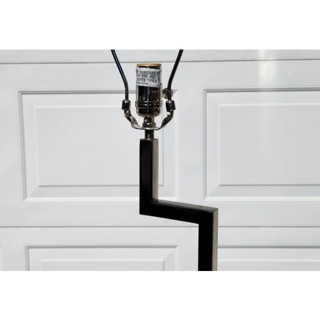 Chrome Contemporary Robert Abbey Doughnut Collection Chrome Floor Lamp For Sale - Image 8 of 14