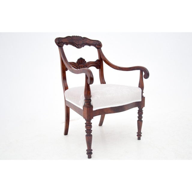 Scandinavian Biedermeier Armchair, 1900s For Sale - Image 3 of 9