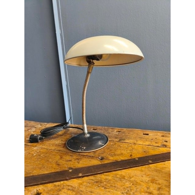 Metal Vintage Patinated Desk Lamp, 1960s For Sale - Image 7 of 13
