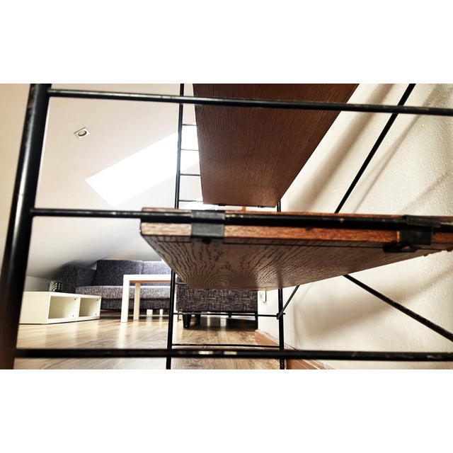 Mid-Century Scandinavian Modern Icon Freestanding Ladder Shelf, 1960s For Sale - Image 11 of 16