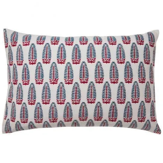 The Lotus-Yasmin design features the traditional Lotus vine design in indigo blue contemporized as a solid “gad” print on...