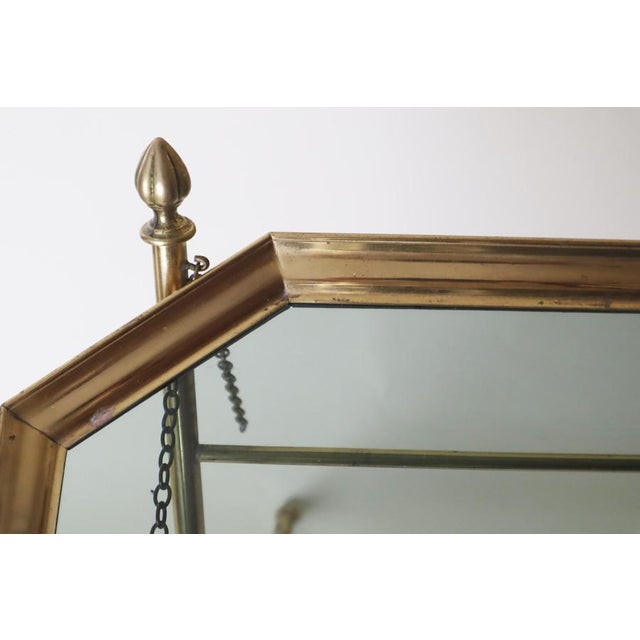 1970s French Hollywood Regency Brass Tray Table, 1970s For Sale - Image 5 of 11