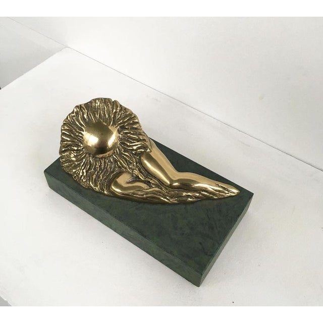 Italian Bronze Abstract Sculpture by Patrizia Guerresi, 1986 For Sale - Image 3 of 18