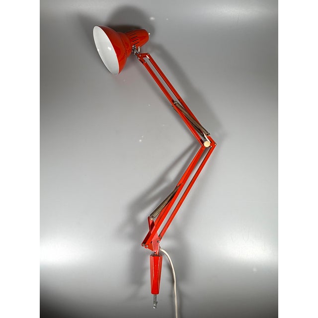 Space Age Scissor Desk Lamp in Metal, 1960s For Sale - Image 4 of 12