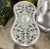 Silver French Style Silver Coffee Table Glass Topped Silver Leaf Details For Sale - Image 8 of 9