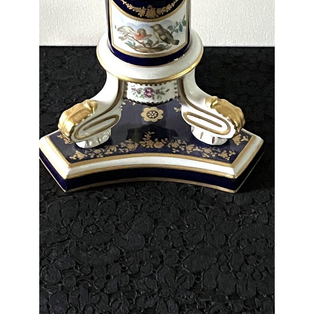 Porcelain Candlestick by Giulia Mangani for Sevres, 1940s For Sale - Image 4 of 9