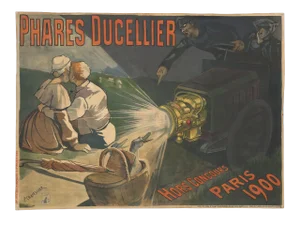 Circa 1900 Phares Ducellier Large Original Poster