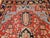 Antique Persian Heriz Serapi Gallery Rug, Hand-Knotted Wool, Geometric Medallion Pattern, Red & Blue, 7x12 For Sale - Image 4 of 11