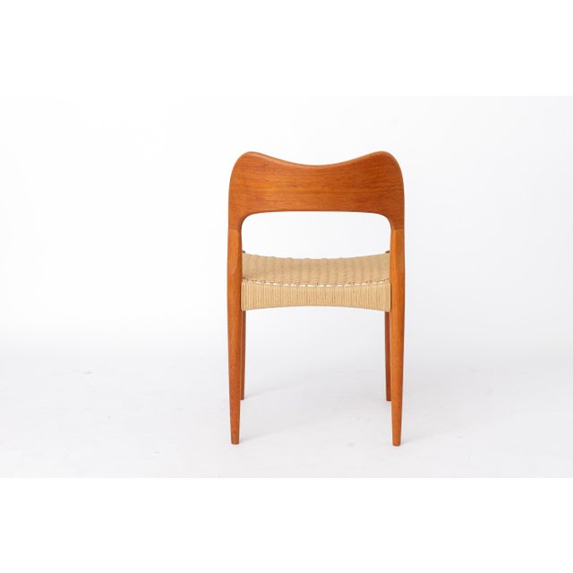 1960s Vintage Danish Dining Chairs by Arne Hovmand-Olsen for Mogens Kold, 1960s, Set of 6 For Sale - Image 5 of 10