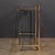 French Brass and Acrylic Glass Console Table by Pierre Vandel, 1970 For Sale - Image 4 of 15