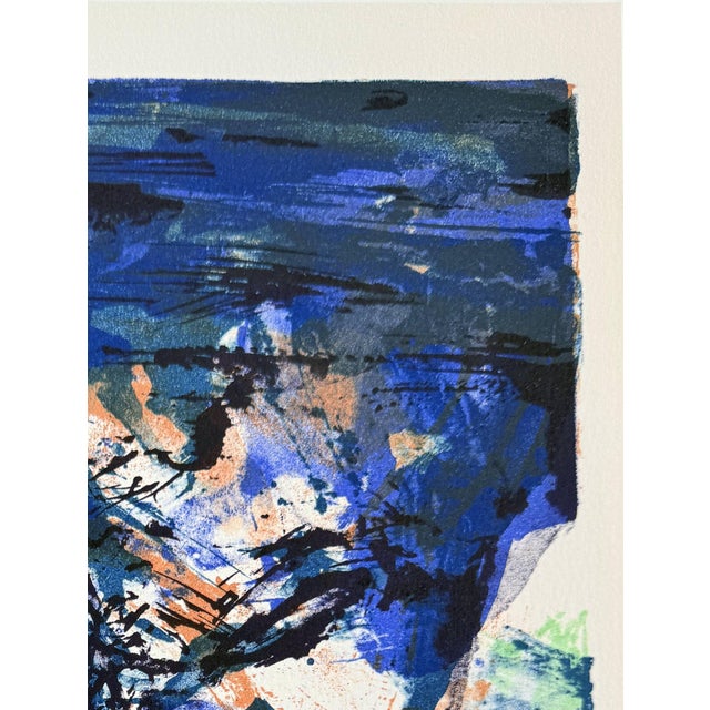 Zao Wou-Ki, Hommage à San Lazzaro, 1975, Lithograph For Sale - Image 3 of 9