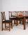 19th Century France Black Wood Dining Set For Sale - Image 11 of 11