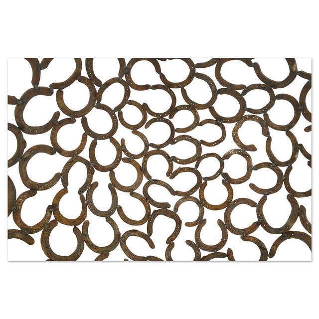 Decorative Horseshoe Spheres, Set of 2 For Sale - Image 5 of 7