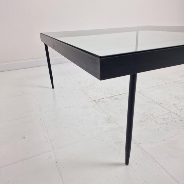 G4A Coffee Table in Steel and Glass from Janni van Pelt, Netherlands, 1958 For Sale - Image 10 of 17
