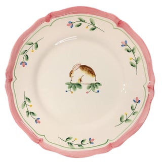 The Haldon Group "Provence" Hand-Painted Dinner Plate For Sale