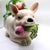 Green Vintage Fitz & Floyd "French Market" Ceramic Pig Teapot – Whimsical Country Majolica Style For Sale - Image 8 of 14
