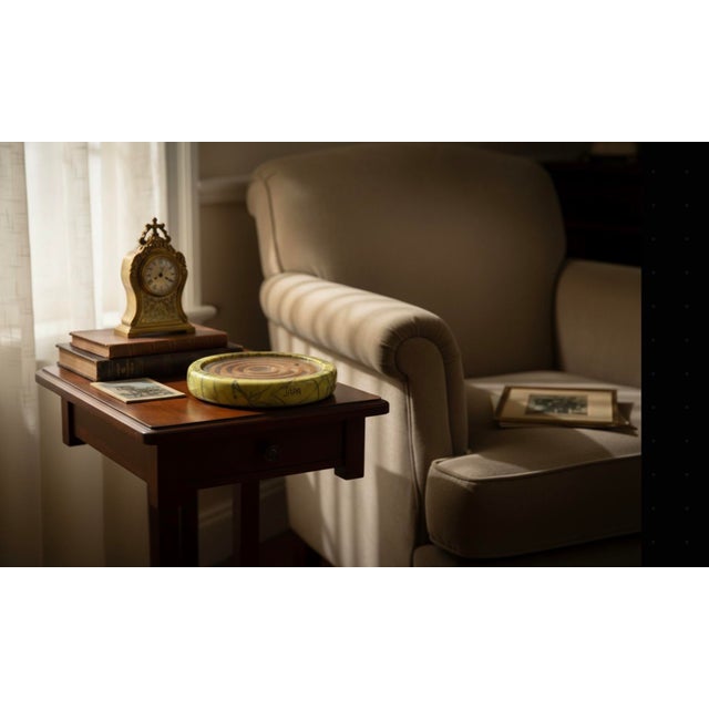 Celadon Antique 1920s Signed Marbled Bakelite Dexterity Maze Game — 'Japa' For Sale - Image 8 of 8