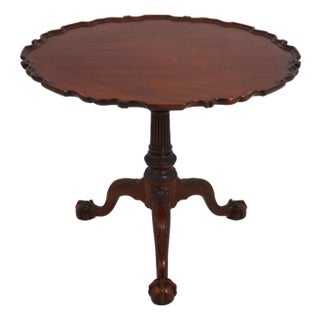Kindel Winterthur Collection Philadelphia Mahogany Tilt Table For Sale