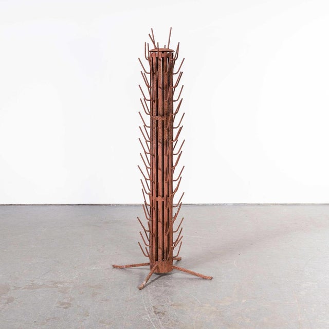 Large French Bottle Drying Rack Model 1400.20777, 1950s For Sale - Image 9 of 9