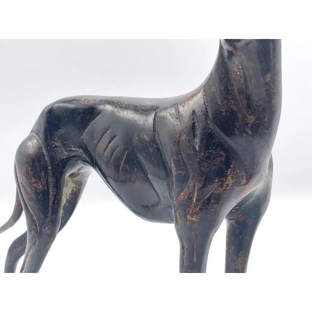 Vintage Whippet Cast Iron Figure, 1960s For Sale - Image 3 of 11