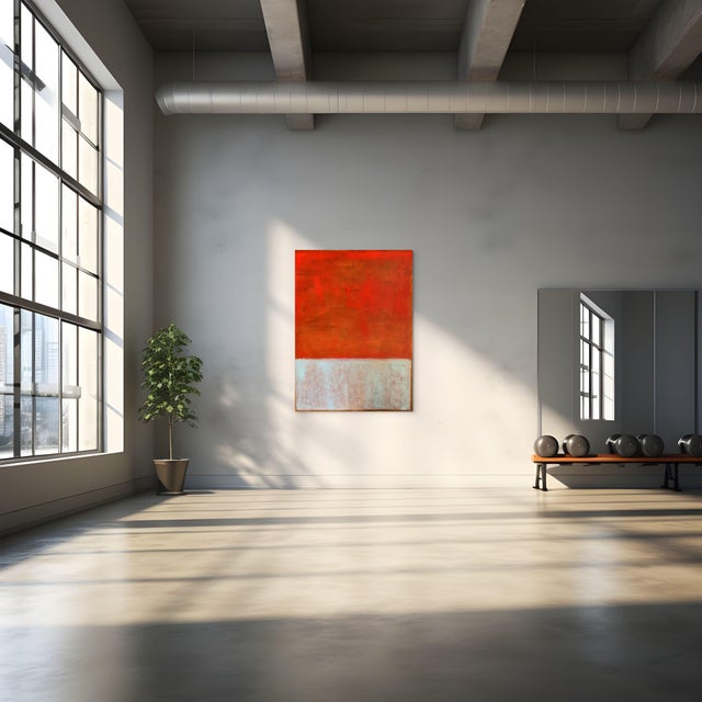 2020s "N7" Contemporary Abstract Color Field Oil Painting by Ko Bhamra For Sale - Image 5 of 13