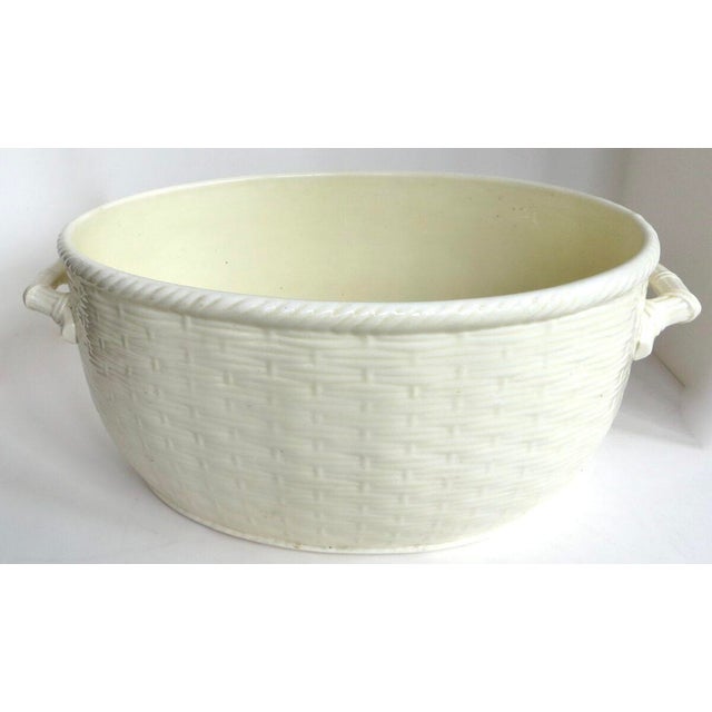 Late 19th Century French Porcelain Large Size Window Planter Circa 1890 For Sale In Reno/Lake Tahoe - Image 6 of 11
