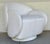 White Art Company White Performance Rothko Swivel Chairs Pair For Sale - Image 8 of 8