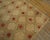 Camel 1900s Brown Geometric Folk Art Antique American Hooked Rug Knotted Wool Carpet For Sale - Image 8 of 9