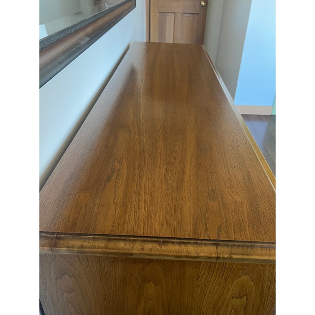 Mid 20th Century Vintage Drexel Esperado Mid Century Nine Drawer Dresser Solid Wood, Rare Collection For Sale - Image 5 of 18