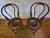 Early 20th Century Antique Art Nouveau Bentwood Chairs With Embossed Seats, Pair For Sale - Image 5 of 6