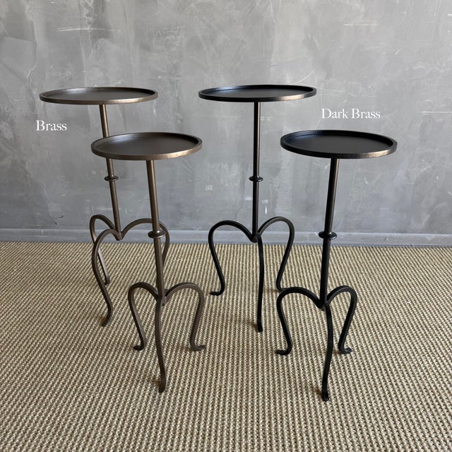 Brass New Cannes Table - Small - Brass Finish For Sale - Image 8 of 8