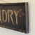 Early 20th Century Antique Large "The Red ★ Laundry" Horizontal Wood Sign With Gold Whimsical Lettering & Red Star For Sale - Image 14 of 17