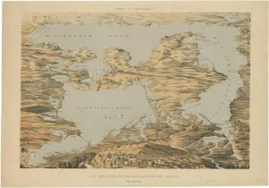 Map of the Sea of Azov and the Crimean Peninsula by Veith, 1855