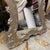 Up for consideration is a beautiful vintage oversized silver wooden rococo style wall mirror. This would look lovely in...
