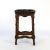 Arts & Crafts Late 19th Century English Arts & Crafts Tufted Dark Leather Square Stool For Sale - Image 3 of 11