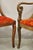 Mid 20th Century Italian Neoclassical Plume Carved Walnut Saber Leg Dining Chairs - Set of 6 For Sale In Philadelphia - Image 6 of 12