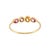 Contemporary 21st-Century 18 Karat Yellow Gold Perle De Lune Color Nova Ring, Size 7 For Sale - Image 3 of 4