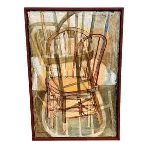 Robert McClay "Chair" Original Artwork, Framed
