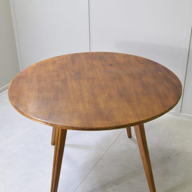 Gio Ponti Round Table in the style of Gio Ponti, 1960s For Sale - Image 4 of 8