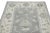 Early 21st Century Gray Floral Design Handwoven Wool Turkish Oushak Rug 4'9" X 6'5" For Sale - Image 4 of 7