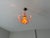 Vintage Murano Glass Ruffled Floral Pendant Light – Pink Swirl & Daisy Shades For Sale - Image 10 of 18