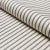 SAMPLE - Schumacher Griffin Ticking Stripe Fabric In Black & White For Sale